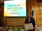 Daniel Markus - Sportlerehrung der Stadt Augsburg 2014