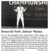 Bronze für Fecht-"Veteran" Markus