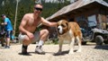 Rumänientour - 9. Juni 2014 / der Wachhund von der Berghütte Curmatura im Königsteingebirge